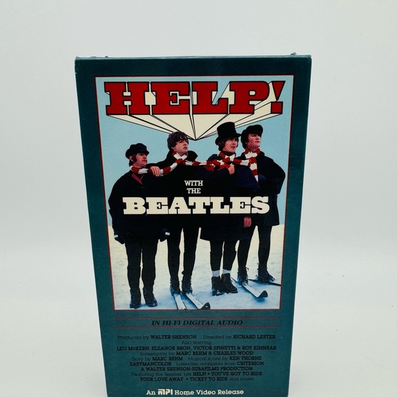 HELP! with The Beatles VHS Tape - Picture 1 of 4